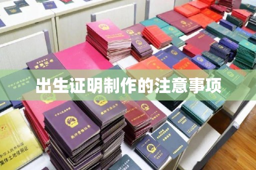 望花出生证明制作的注意事项